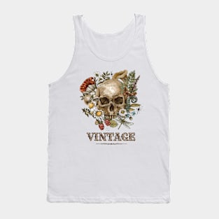 Vintage skull Tank Top